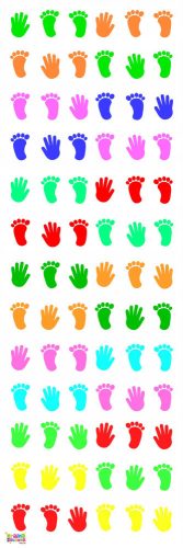  Mattenanimationsspiel Jumping Feet Hands 100x300