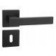 AnQ interior handle. Square plate, plate with keyhole