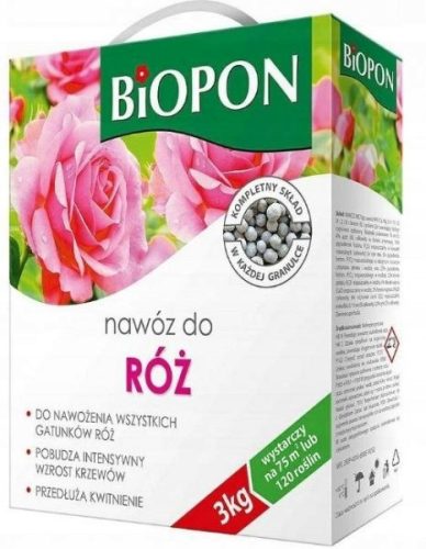  Multi-component fertilizer Biopon Granulate 3 kg 3 l