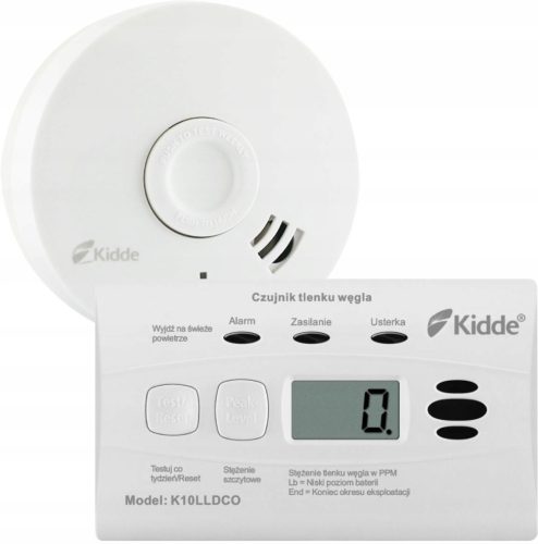 Sensors for a Smart Home Kidde 10Y29 Smoke detector, sound alarm, light alarm