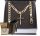  GOLDEN FULL MEN'S CHAIN ARMOR WITH CROSS PR. 925 585 14K + ENGRAVING