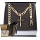  GOLDEN FULL MEN'S CHAIN ARMOR WITH CROSS PR. 925 585 14K + ENGRAVING
