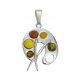  Norbi amber pendant silver palette