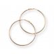  GOLD EARRINGS 18K GOLD PLATED SURGICAL STEEL CLASSIC HOOPS