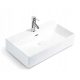 Veldman QUADRO rectangular countertop washbasin