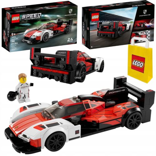  LEGO Speed Champions 76916 Porsche 963 + LEGO 6315794 VP PAPER BAG LARGE 45X48X17 TE