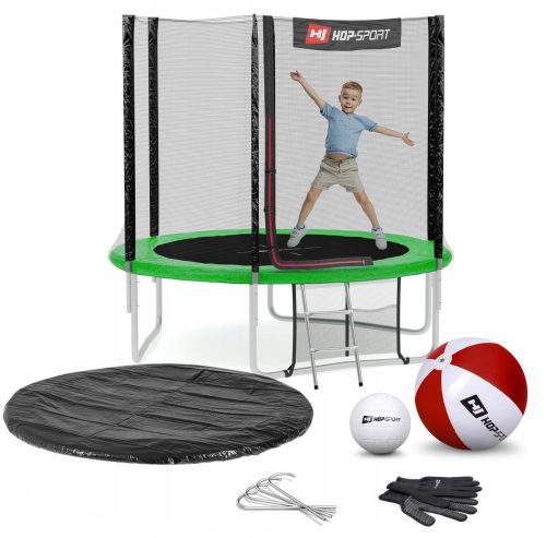 Hop-Sport trampoline with net 244 cm FT 8 (244-252 cm)