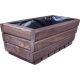  DreFko flowerpot 56 cm x 26 x 20 cm rosewood