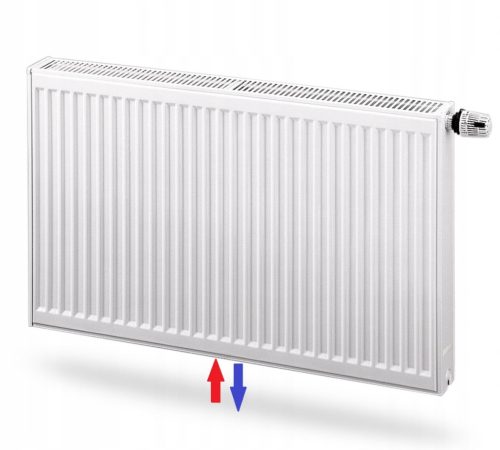  Purmo 2393 W white steel panel radiator 1400 x 600 x 102 mm - bottom connection