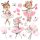  VERY LARGE wall stickers BALTNICA ballet BALLOONS