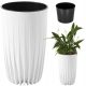  Deco4Home Flowerpot 51.5 cm x 30 x 51.5 cm Diameter 30 cm Plastic White