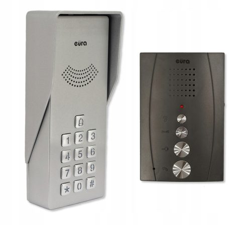 Hands-free intercom with Eura ADP-38A3 encryption, white