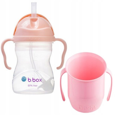  Doidy Cup 3m+ pink 000104 + B.Box Gelato Tutti Frutti Bottle 0.24 l pink