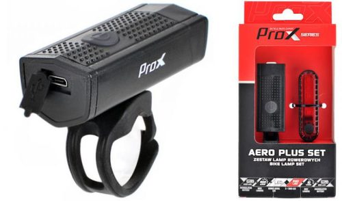  Prox AERO PLUS SET bicycle lighting 400 lm USB