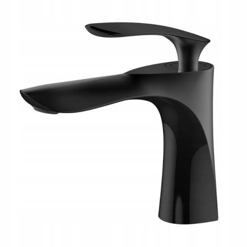 Delvant Selie floor-standing washbasin faucet, black