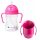  Doidy Cup with fuchsia handles with glitter 3m+ + B.Box BB00511 Water bottle with straw 240 ml pink