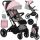  Lightweight stroller, suitcase with large wheels, MoMi Dakar