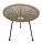 Table de jardin et terrasse - Table ronde en techno rotin DOMAREX 50 x 50 x 49 cm