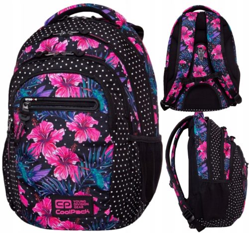 Girl's CoolPack College TechBlossoms Hibiscus School Backpack