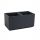  Lamela Karo Eco flowerpot 78x39x39 cm, anthracite plastic