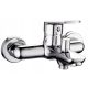 VALVEX VERA 2454617 chrome wall-mounted bathtub faucet