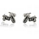  Falana k2943 earrings 0.7 cm silver motors