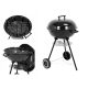  LUND round charcoal grill with cover, grate 41x41cm