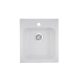 DARFOR DG014 Single Bowl Sink, White Granite