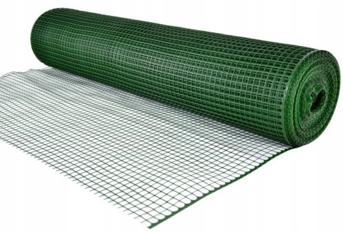 PLASTIC fence mesh made of green PVC 1.2 x 50 m