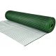 PLASTIC fence mesh made of green PVC 1.2 x 50 m