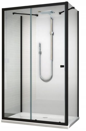 ETRA series shower cubicle with sliding doors 100 x 80 cm