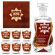 Cool, funny gadgets Whiskey set for policemen, with engraved badge