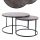  Signal ATLANTA table, round, 80 x 80 x 45 cm, shades of grey