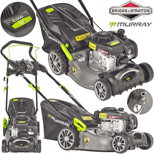  Murray petrol lawn mower with basket, 125 cm³ capacity. Basket 45 l, cutting width 42 cm