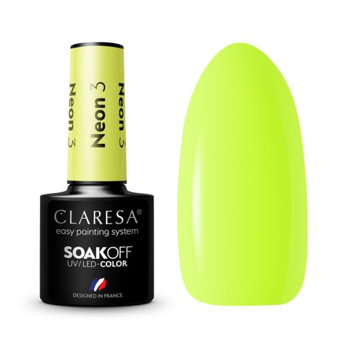  Claresa hybrid varnish Neon 3 5 g yellow