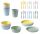  IKEA KALAS CHILDREN'S SET PASTELS 36 PIECES