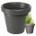  Flowerpot Grando, 38 cm x 38 x 33 cm, diameter 38 cm, plastic in grey and silver