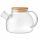 Tea and Coffee Pot and Coffee Makers Midocean Borosilicate Tea Strainer, 850 ml, 6 Cups