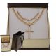  GUCCI GOLDEN FULL CHAIN WITH CROSS. 925 585 + FREE ENGRAVING