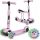  Dreirädriger Roller Ricokids Cubi – Rosa