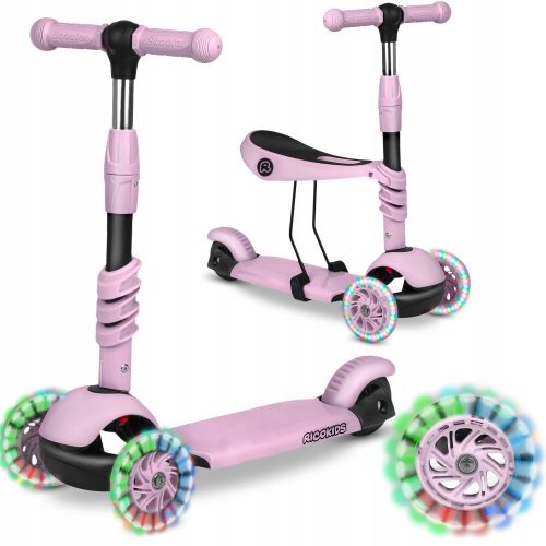  Dreirädriger Roller Ricokids Cubi – Rosa