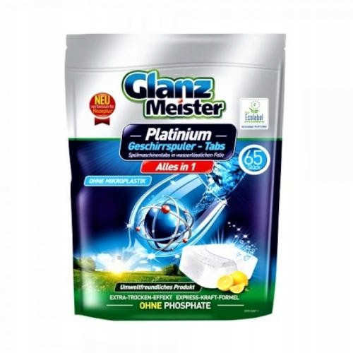  Glanz Meister all in one dishwasher tablets 65 pcs.