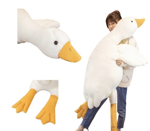  MASCOT PILLOW, PLUSH, GOOSE, DUCK, LARGE 130 CM