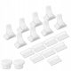  Locx cabinet locks, white, 8 pieces