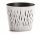 Prosperplast flowerpot 26.2 cm x 26.2 x 22.2 cm diameter 15.8 cm plastic white