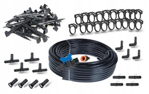  Drip irrigation line 25 m + 58 pcs