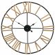 Clock for home Wall Clock Style Decor black, gold, 60 cm