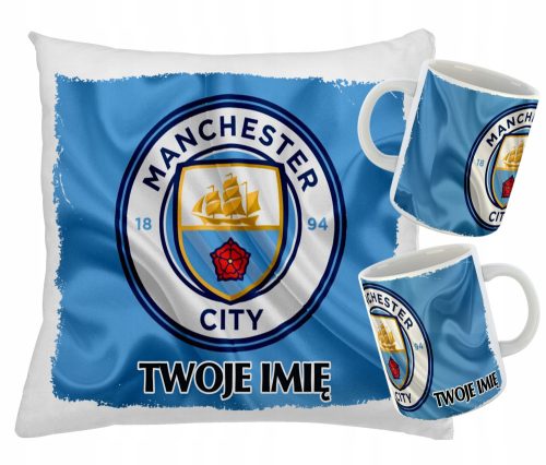 Cool, funny gadgets MUG + PILLOW set for a MANCHESTER CITY fan