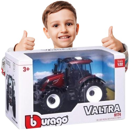 BBURAGO Toy Farm Valtra N174 Red 1:32 TOY