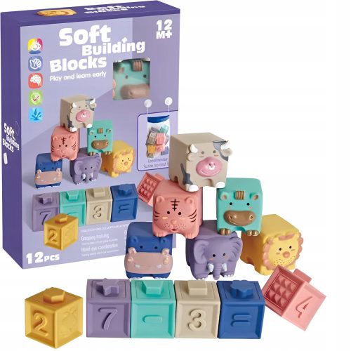  EDUCATIONAL SENSOR BLOCKS MADE OF SOFT RUBBER 12 EL